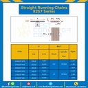 โซ่พลาสติกทางตรง Table Top Chain KV8257 ; 7.5 นิ้ว. : KV8257 075