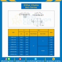 โซ่พลาสติกทางตรง Table Top Chain LF863 ; 3.25 นิ้ว : LF863 326