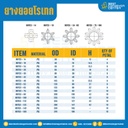 GR-24R-OR : ยางยอยสีส้ม Rotex Coupling GR45