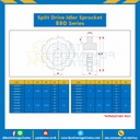 SPROCKET 10Z, BORE 25 MM., DIA 123.29 MM. FOR CHAIN 880 : 6210010-882