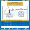 DK-0931110Sขาปรับระดับ Heavy Load M16x110 mm.
