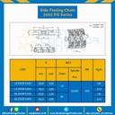 โซ่พลาสติกทางโค้ง Table Top Chain BL2505FG ; 4.5 นิ้ว. : BL2505FG 450