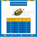 ฝาแฟลย์ร้อยรูแป๊ป 41×10