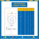 CW-3/8 ; แหวนทองแดง M10 (3/8″)