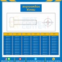 สกรูทองเหลืองหัวกลม JP+ ขนาด M3x6 mm. : BHPP-M3L10