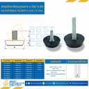 AG-30620 ; สกรูปรับระดับฐาน 30 mm. M6x20 mm.