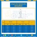 BBW-M8x50-S ; สกรูกระพ้อ แหวนอีแปะ M8 (5/16″) ยาว 50 mm.