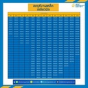 สกรูหัวจม M16x120 mm.เกลียวตลอดชุปขาว : HS-M16L120S