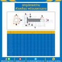 สกรูหัวเหลี่ยมปลายสว่าน (แหวนยาง) ขนาด #10-16×1-1/2″ (40 mm.) : HSSR#10-16L1-1/2-48