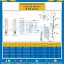 B-021941-1L Multi-point Latch Swing Handle-Standard Shaft Left Polyamide