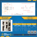 NMEC-CAB13 Snap Locks Model: NMEC-CAB ขนาด 65 mm. (Steel Black)