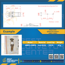 NMEC-CAB12 Snap Locks Model: NMEC-CAB ขนาด 65 mm. (Steel Nickle)