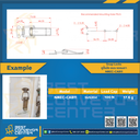 NMEC-CAB11 Snap Locks Model: NMEC-CAB ขนาด 73 mm. (SUS304)