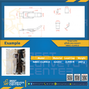 NMEC-CLN10.0-SS ; Snap Locks แบบธรรมดา Model: NMEC-CLN ขนาด 10.0&quot; (SUS304)