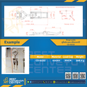 CS-0232 ; Snap Locks แบบปรับระยะไดั 170 mm. (SUS304)