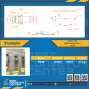 J103B : หูปิ่นโตสปริงดึงกลับ 90 mm.SUS304