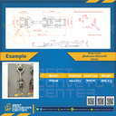 J1103A ; หูปิ่นโตแบบปรับระยะได้ J1103A Steel zinc plated