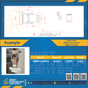 NMEC-CLN2.0-SS ; Snap Locks แบบธรรมดา Model: NMEC-CLN ขนาด 2.0&quot; (SUS304)