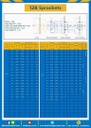 เฟืองโซ่เหล็ก 3 แถว แบบมีดุมสองข้าง 12B-3R-54TC