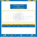 Aluminum Frame 8 Series Slot width 10 80x80x40 mm. L100 mm. Clear Anodize (Flat) : ALF-FS8-808040-128