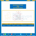 Aluminum Frame 8 Series Slot width 10 40×40 mm. L100 mm. Clear Anodize (Flat) : ALF-FST8-4040-107