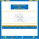 Aluminum Frame 8-45 Series Slot width 10 45×45 mm. L100 mm. Clear Anodize : ALF-SL8-4545-122