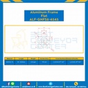 Aluminum Frame 8-45 Series Slot width 10 45×45 mm. L100 mm. Clear Anodize : ALF-GNFS8-4545-174