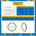 3L-150 สายพาน V-Belt FHP