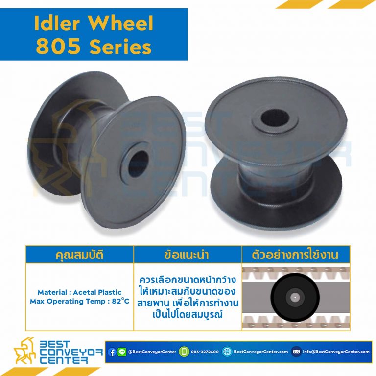 Idler for 19Z, BORE 30 MM., FOR CHAIN 805 : 6619687-805