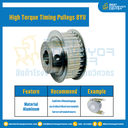 มู่เล่ย์ไทม์มิ่งแรงบิดสูง Pulley Timing High Torque 8YU หน้ากว้าง 25 mm. 48 ฟัน : HT-8YU-25-48TBAL