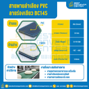 สายพานลำเลียง PVC สีเขียว ลายร่องเขียว หนา 3 mm. 100×6000 mm. (ต่อกลม) : BC0145-W100xL6000-GR