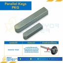 Parallel Key PKG 8×70-S Parallel Key แบบกลม ที่ปลายด้านหนึ่ง ขนาด 8×70 mm. เหล็ก