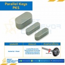 Parallel Key PKS 8×18-S Parallel Key แบบกลม ที่ปลายทั้งสองด้าน ขนาด 8×18 mm. เหล็ก