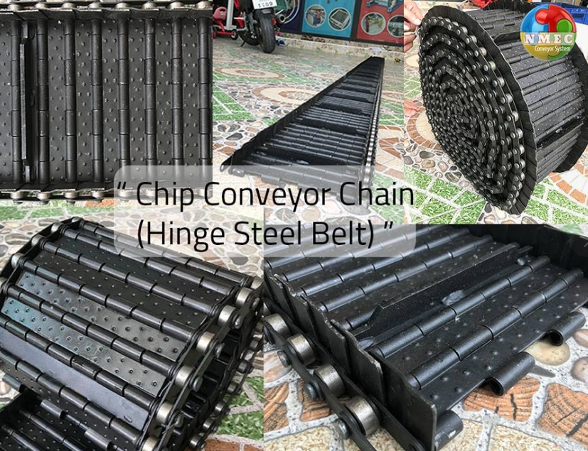 C2080W500B ; Apron Chain C2080 S-Roller ลูกกลิ้งเล็ก  (Pitch 50.8 mm),W=500 mm. Plain Plate. (ผิวนูน)
