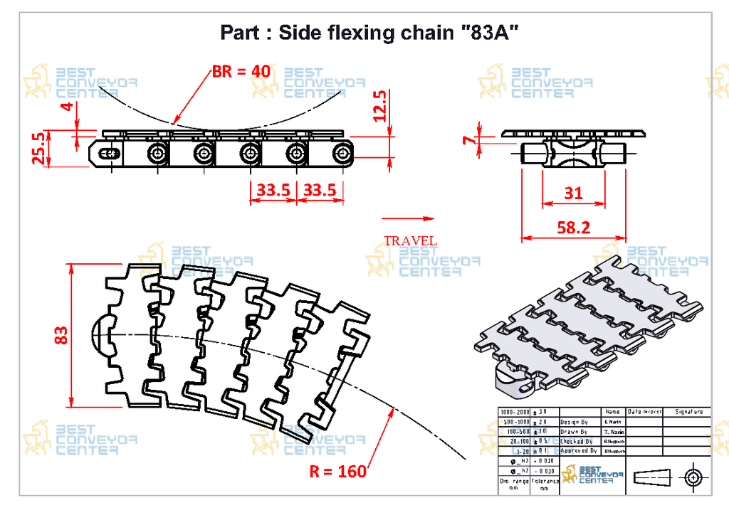 83mm Flex Chain