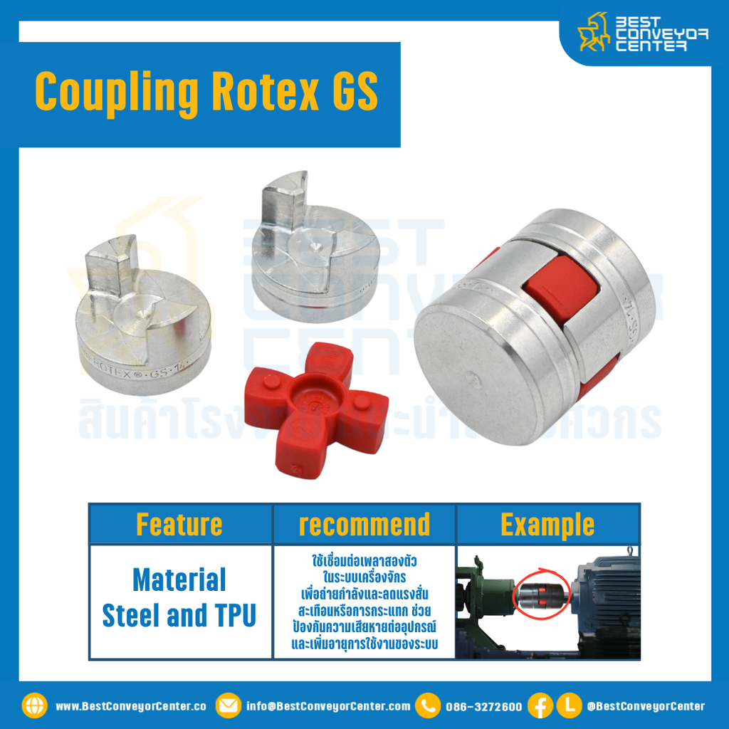 ROTEX-GS-14-1a : Torsionally Flexible Coupling ROTEX-GS-14-1a