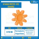 ยางยอยสีส้ม Rotex Coupling GS65 : GS-65R-OR