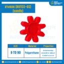 ยางยอยสีแดง Rotex Coupling GS42 : GS-42R-RED