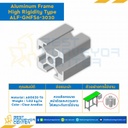 Aluminum Frame 6 Series Slot width 8 30×30 mm. L3000 mm. Clear Anodize (High Rigdity) : ALF-GNFS6-3030-3000