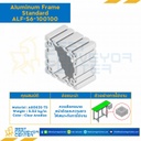 Aluminum Frame 6 Series Slot width 8 100×100 mm. L250 mm. Clear Anodize : ALF-S6-100100-250