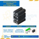 Aluminum Frame 8-45 Series Slot width 10 50×100 mm. L1300 mm. Black Anodize : ALF-FSB8-50100-1300