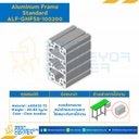 Aluminum Frame 8-45 Series Slot width 10 100×200 mm. L2000 mm. Clear Anodize : ALF-GNFS8-100200-2000