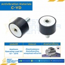 ลูกยางกันการสั่นสะเทือน ชนิด 1 รูต๊าปและ 1 สตัดเกลียว : C-VD2015-M6x20