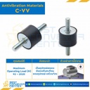 ลูกยางกันสั่นสะเทือน ชนิดปลายทั้งสองด้านเป็นเกลียว C-VV : C-VV3030-M8x30
