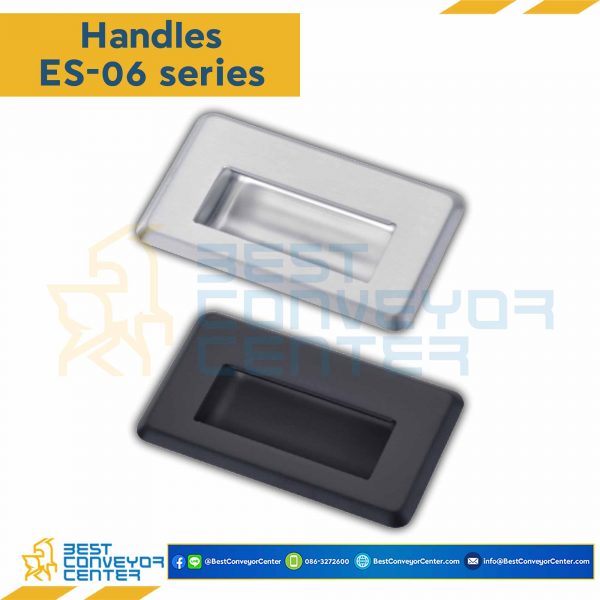 ES-0620B มือจับฝังสแตนเลส ขนาด 73×42 mm. มีรูยึดน็อต
