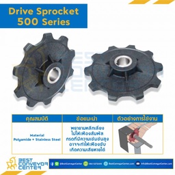SPROCKET 10Z, BORE 25 MM., DIA 161.8 MM. FOR CHAIN 500 : 6310182-500