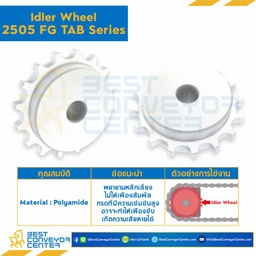 SPROCKET 18Z, BORE 30 MM., DIA 144.8 MM. FOR CHAIN 2505FG TAB : 2500Z1830115-2505FG TAB