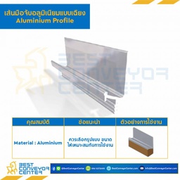 เส้นมือจับอลูมิเนียมแบบเฉียง ยาว 3 เมตร : PRO AL-3819-3