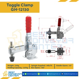 Toggle Clamp แบบกดแนวตั้ง Steel Zinc : GH-12130