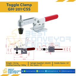 Toggle Clamp แบบกดแนวนอน SUS304 : GH-201-CSS